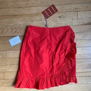 NWT Alexa Chung Ruffled Mini Skirt